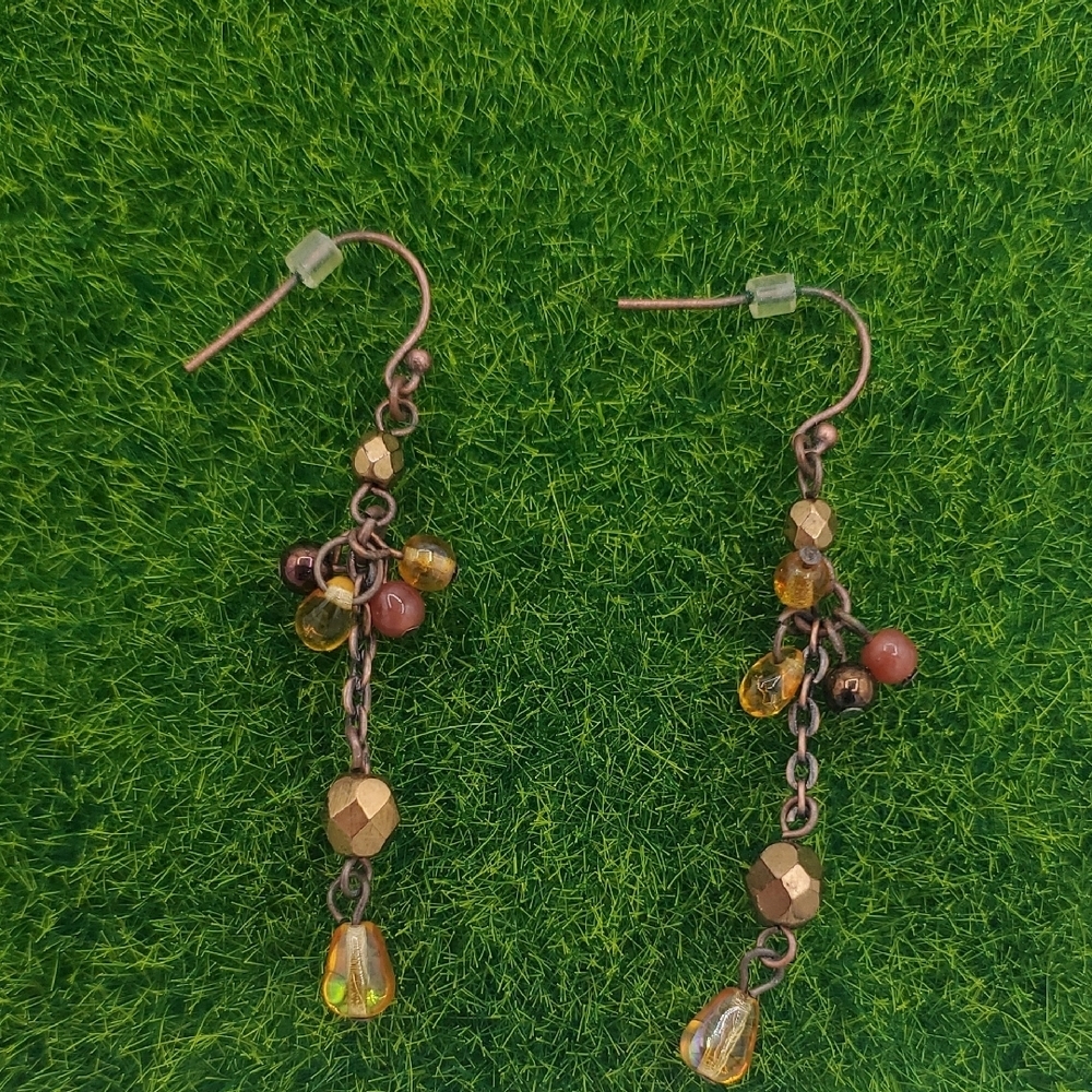 Morrocan Fairy Dust Drop‎ Earrings E1016